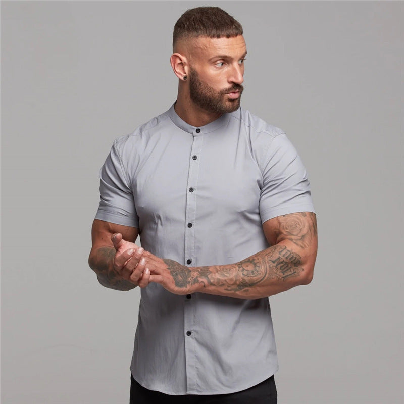 Men's branded short-sleeved sports t-shirts