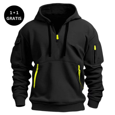 BRUMA | Oversize Model (Folded Hood + Rough Seams)