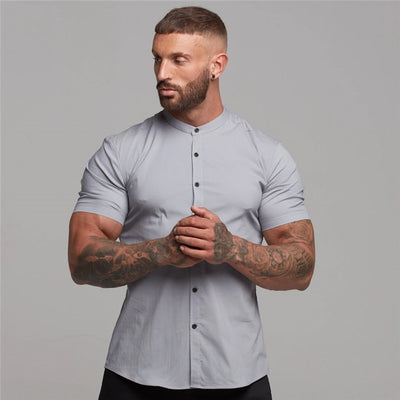 Men's branded short-sleeved sports t-shirts