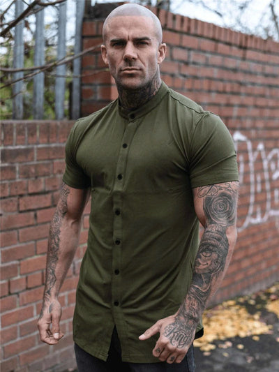 Men's branded short-sleeved sports t-shirts