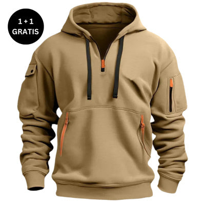 BRUMA | Oversize Model (Folded Hood + Rough Seams)