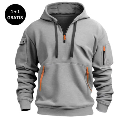 BRUMA | Oversize Model (Folded Hood + Rough Seams)